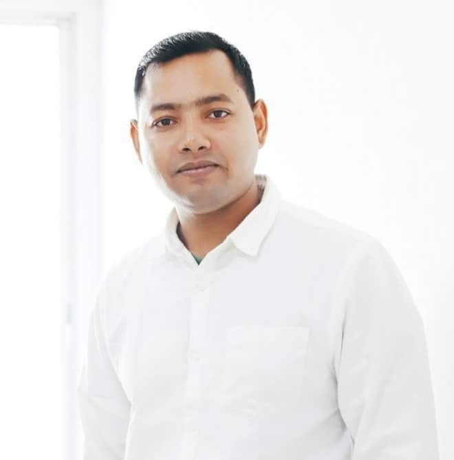 Kawsar Mahamud at a conference